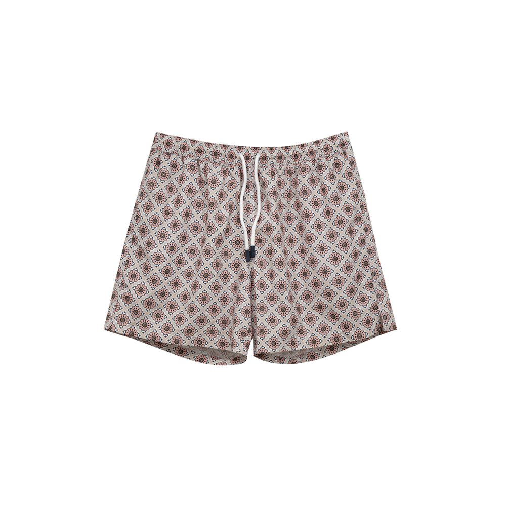 Rosafarbene Polyester-Badeshorts