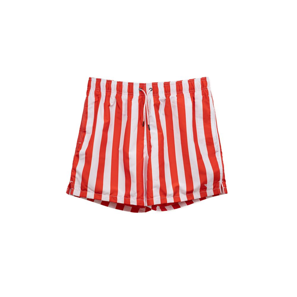 Rote Polyester-Badeshorts
