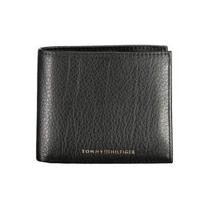 Schwarze Lederbrieftasche