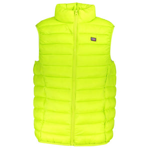 Elegante ärmellose grüne Polyamidjacke