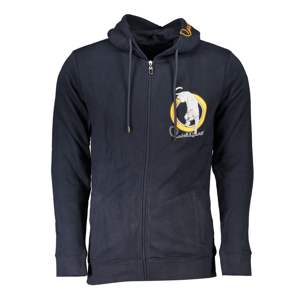 Blauer Herrenpullover aus Baumwolle