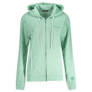 Grüner Baumwollpullover für Damen