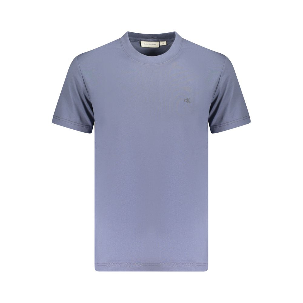 Blaues Herren-T-Shirt aus Baumwolle