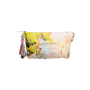 Weiße Polyester Damen Handtasche