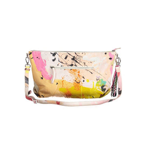 Weiße Polyester Damen Handtasche