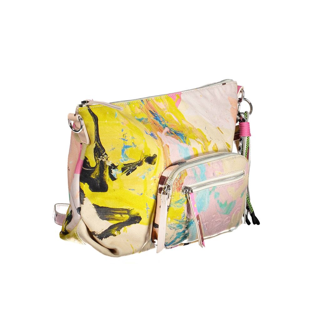 Weiße Polyester Damen Handtasche