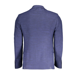Blaue Polyesterjacken &amp; -mäntel