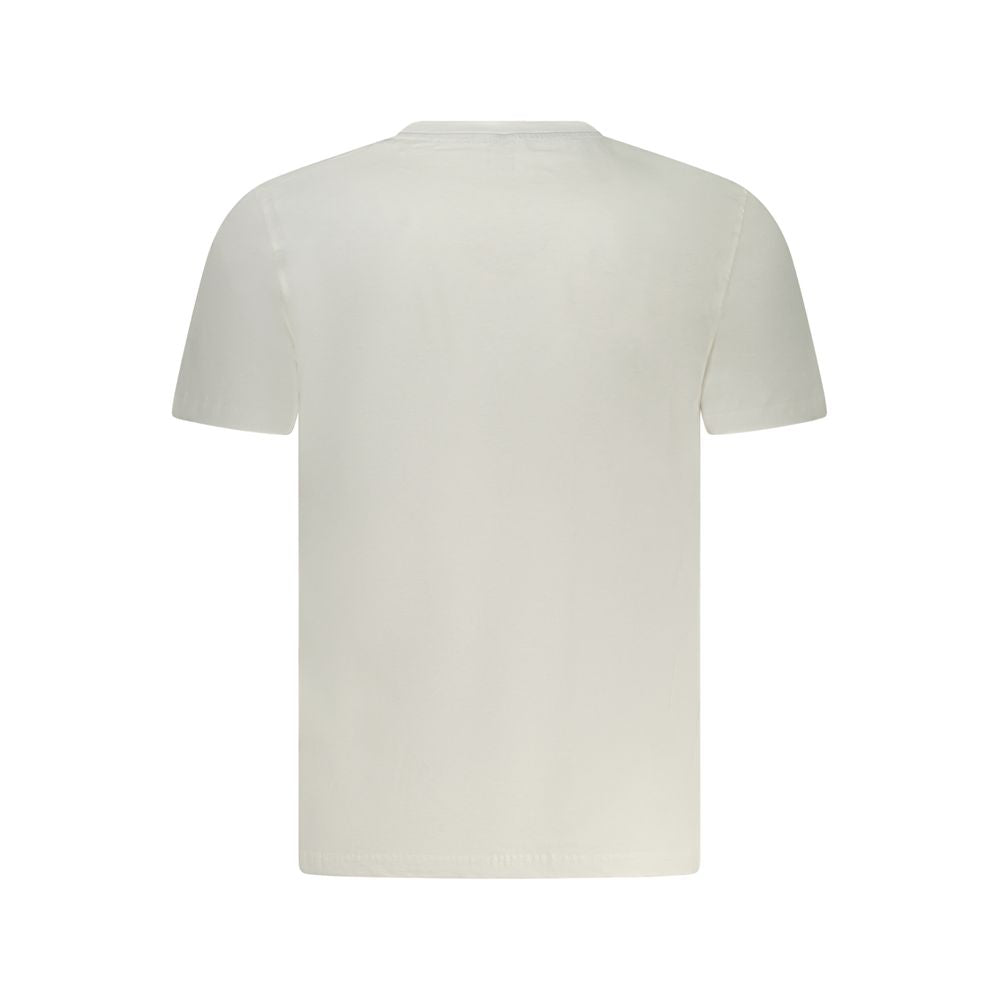 Weißes Herren-T-Shirt aus Baumwolle