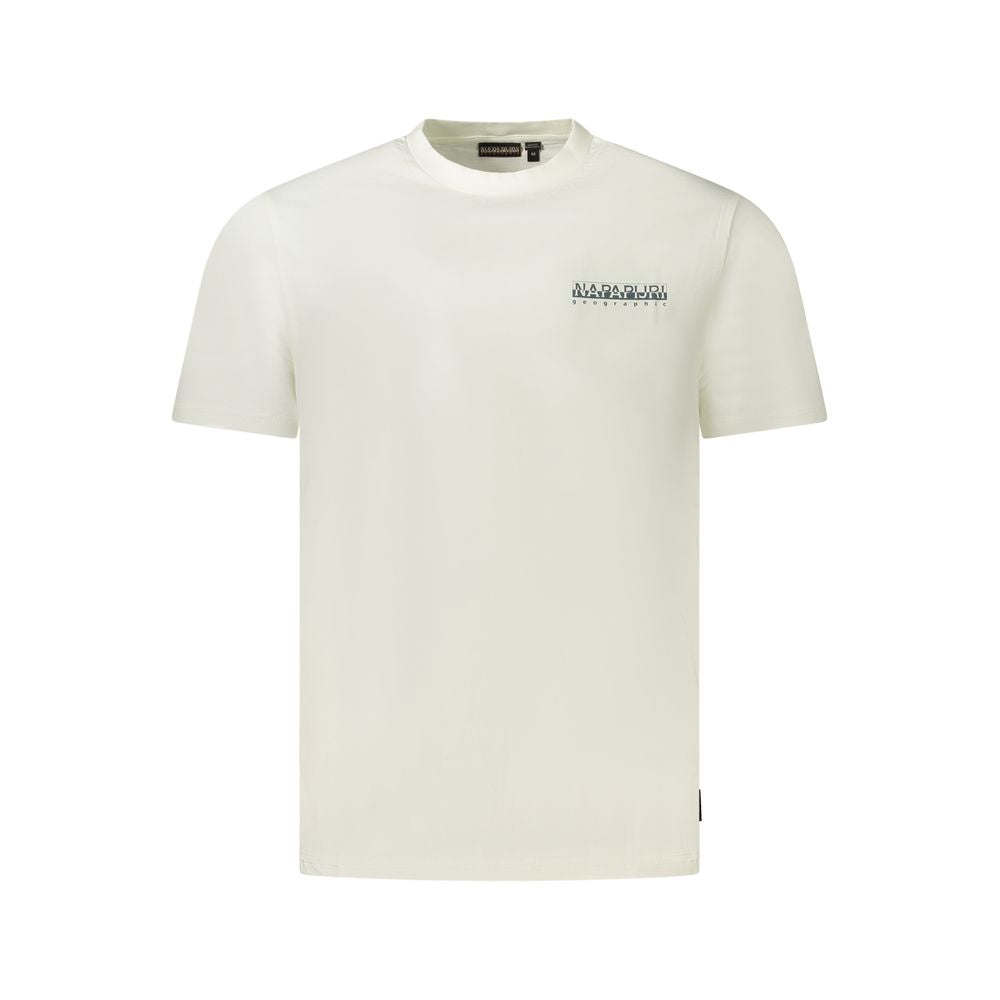 Weißes Herren-T-Shirt aus Baumwolle