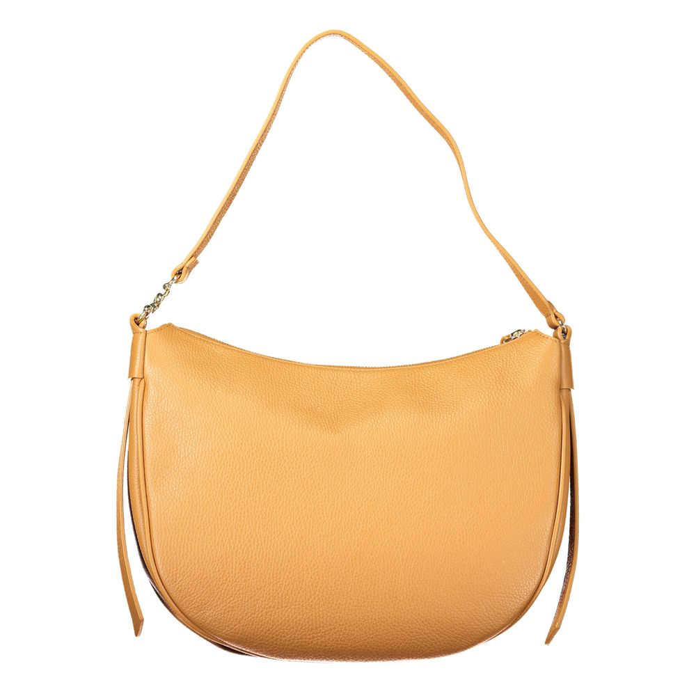 Braune Lederhandtasche