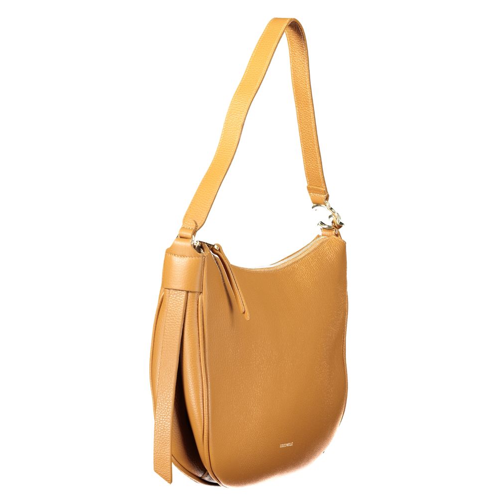 Braune Lederhandtasche
