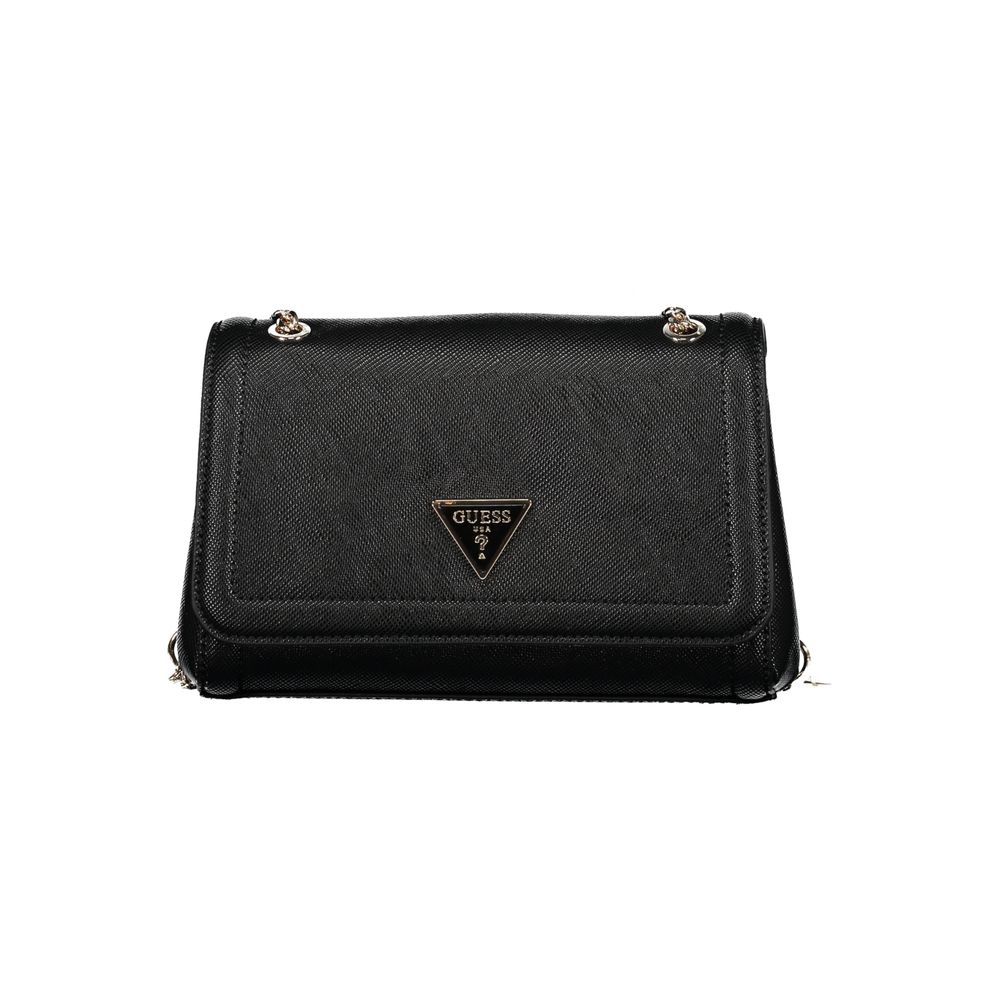 Schwarze Handtasche aus Polyethylen