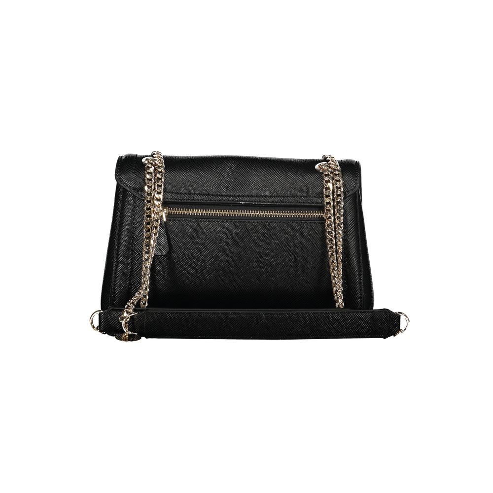 Schwarze Handtasche aus Polyethylen