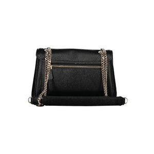 Schwarze Handtasche aus Polyethylen