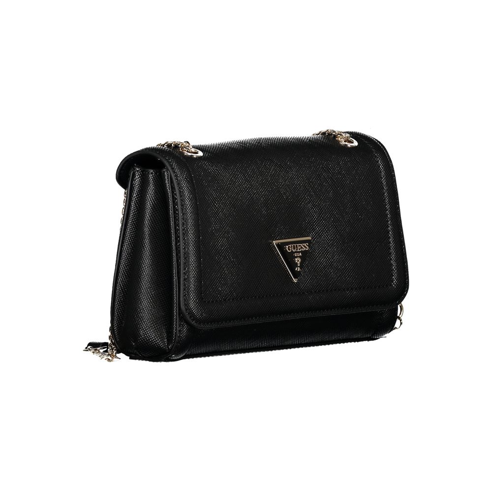 Schwarze Handtasche aus Polyethylen