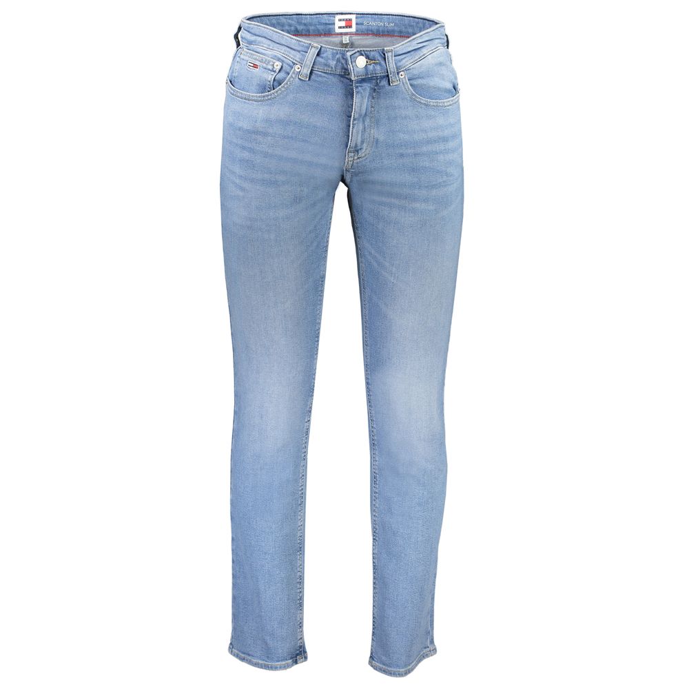 Hellblaue Herrenjeans aus Baumwolle