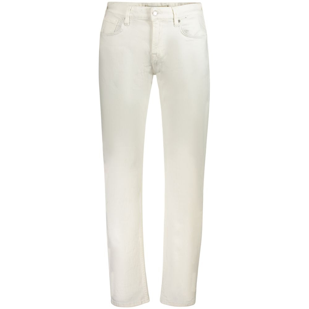 Weiße Herrenjeans aus Baumwolle