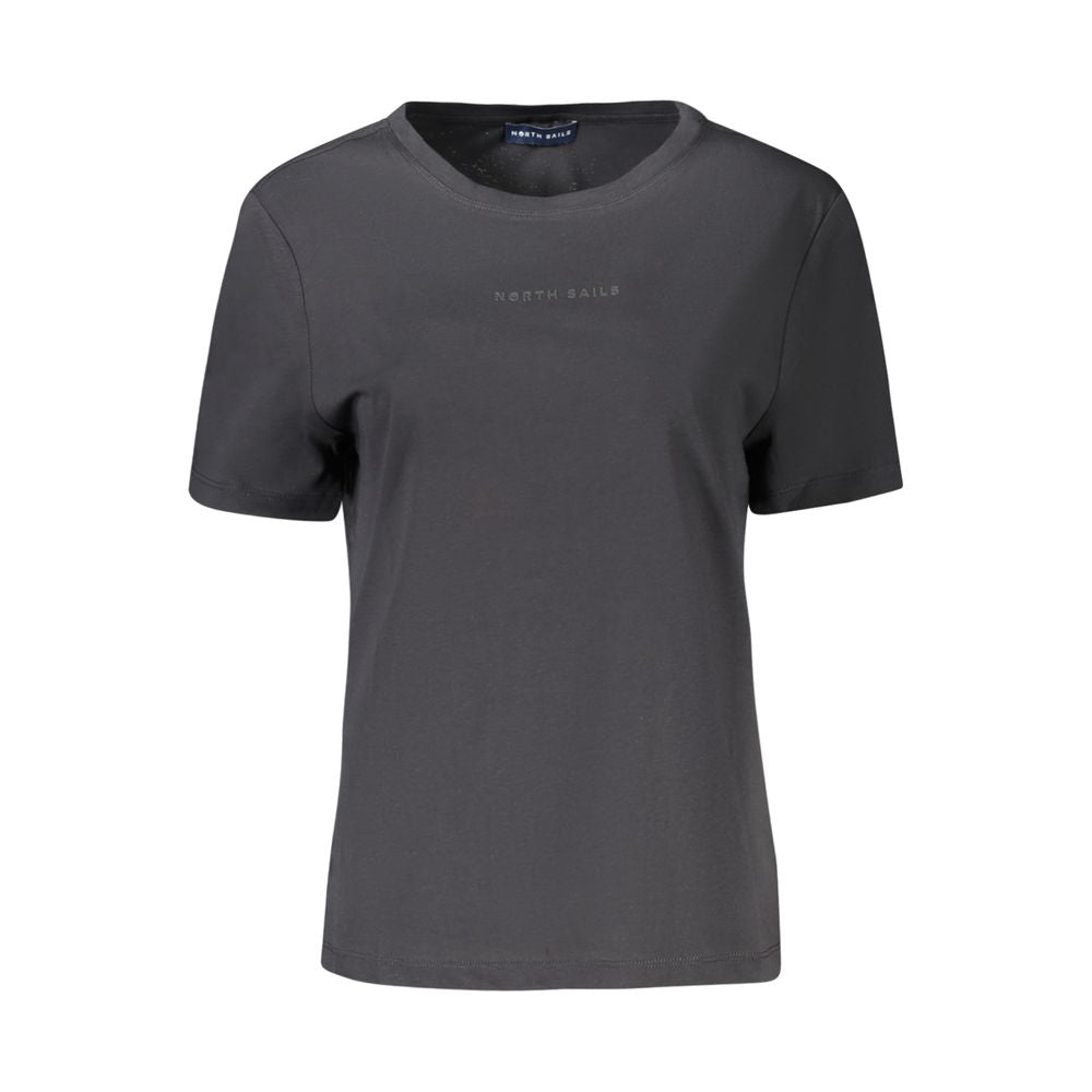 Schwarze Baumwolloberteile und T-Shirts