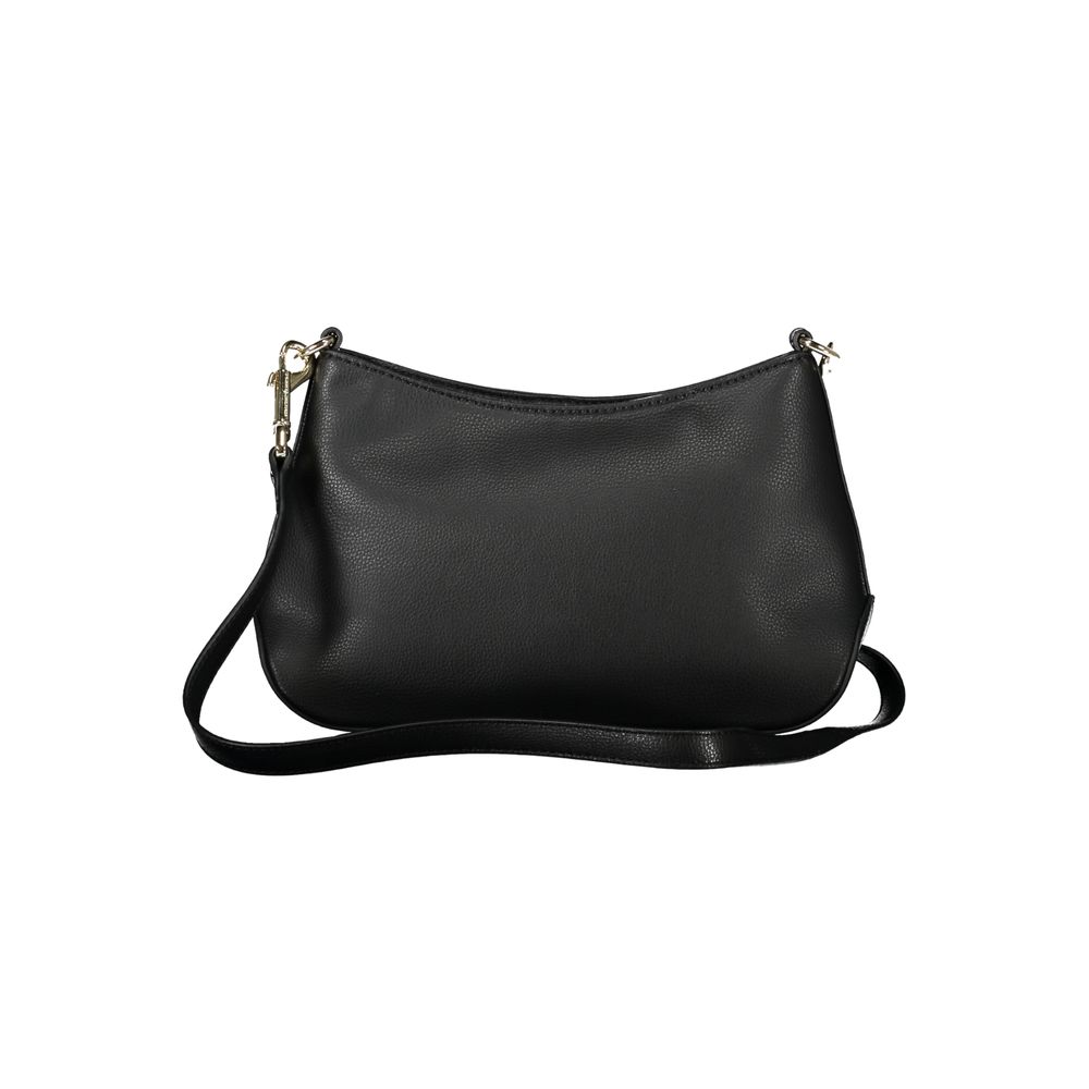 Schwarze Polyester-Handtasche