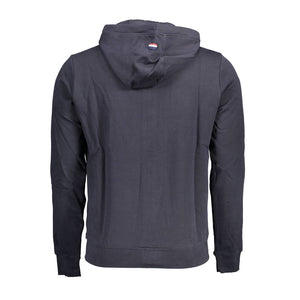Blauer Baumwollpullover für Herren