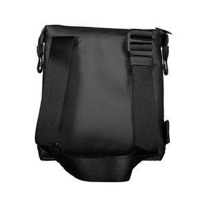 Elegante schwarze Umhängetasche mit Kontrastdetails