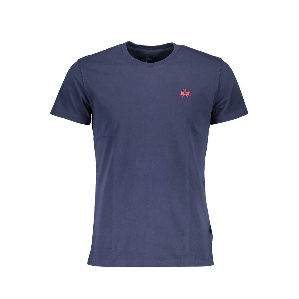 Elegantes Baumwoll-T-Shirt mit Rundhalsausschnitt und Stickerei