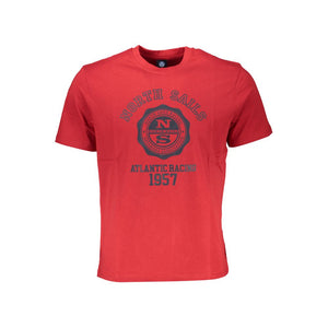 Rotes Baumwoll-T-Shirt