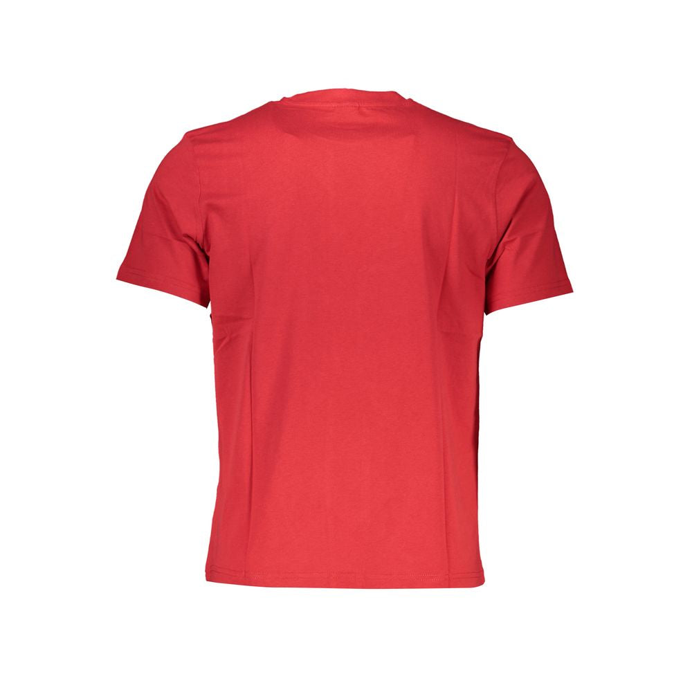Rotes Baumwoll-T-Shirt