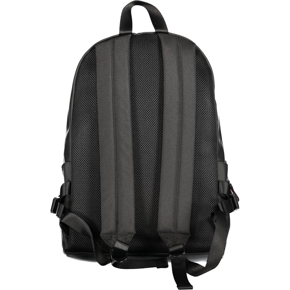 Schwarzer Polyester-Rucksack