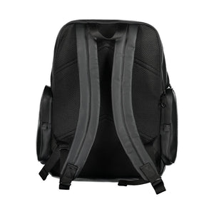 Schwarzer Polyester-Rucksack