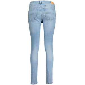 Hellblaue Damenjeans aus Baumwolle