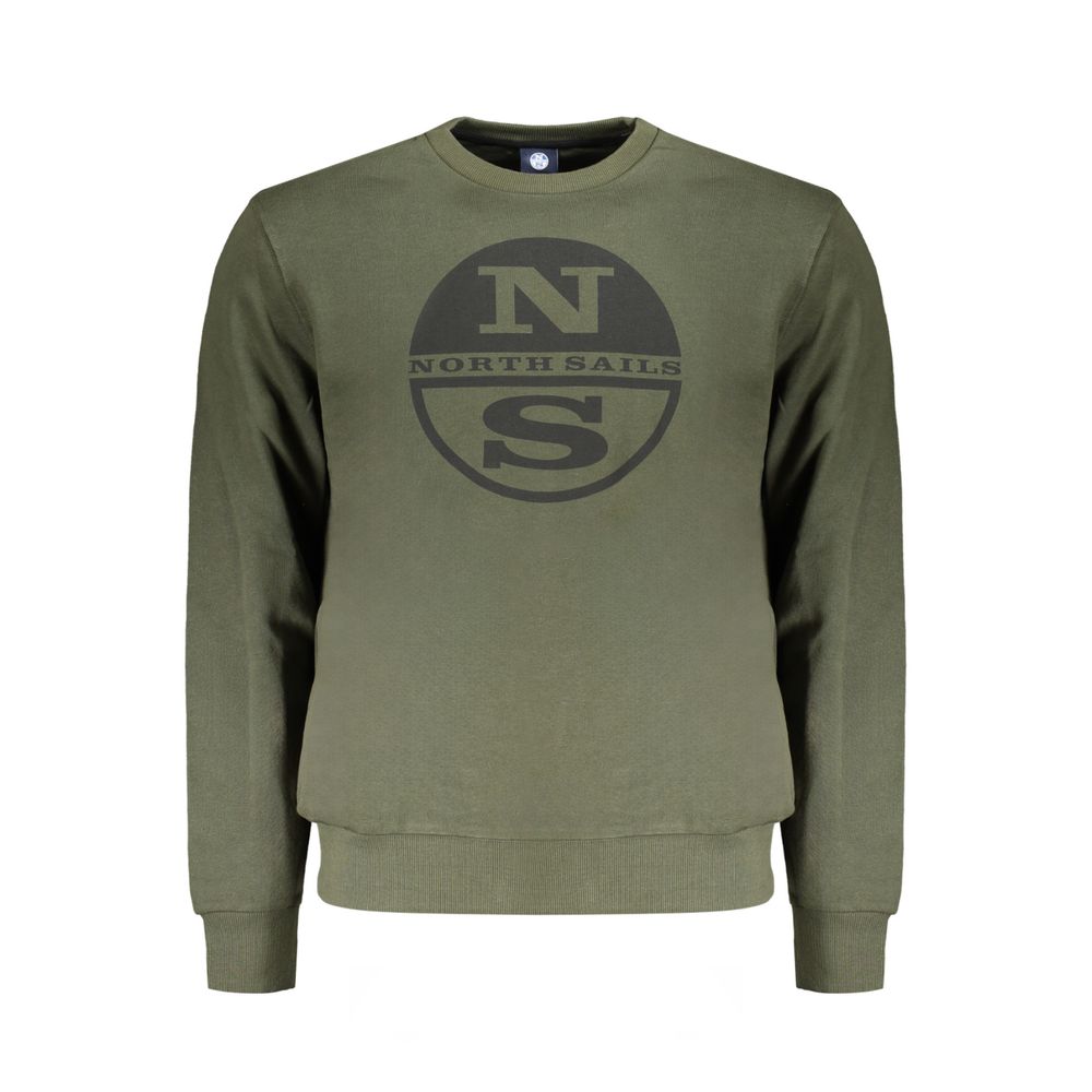 Grüner Baumwollpullover