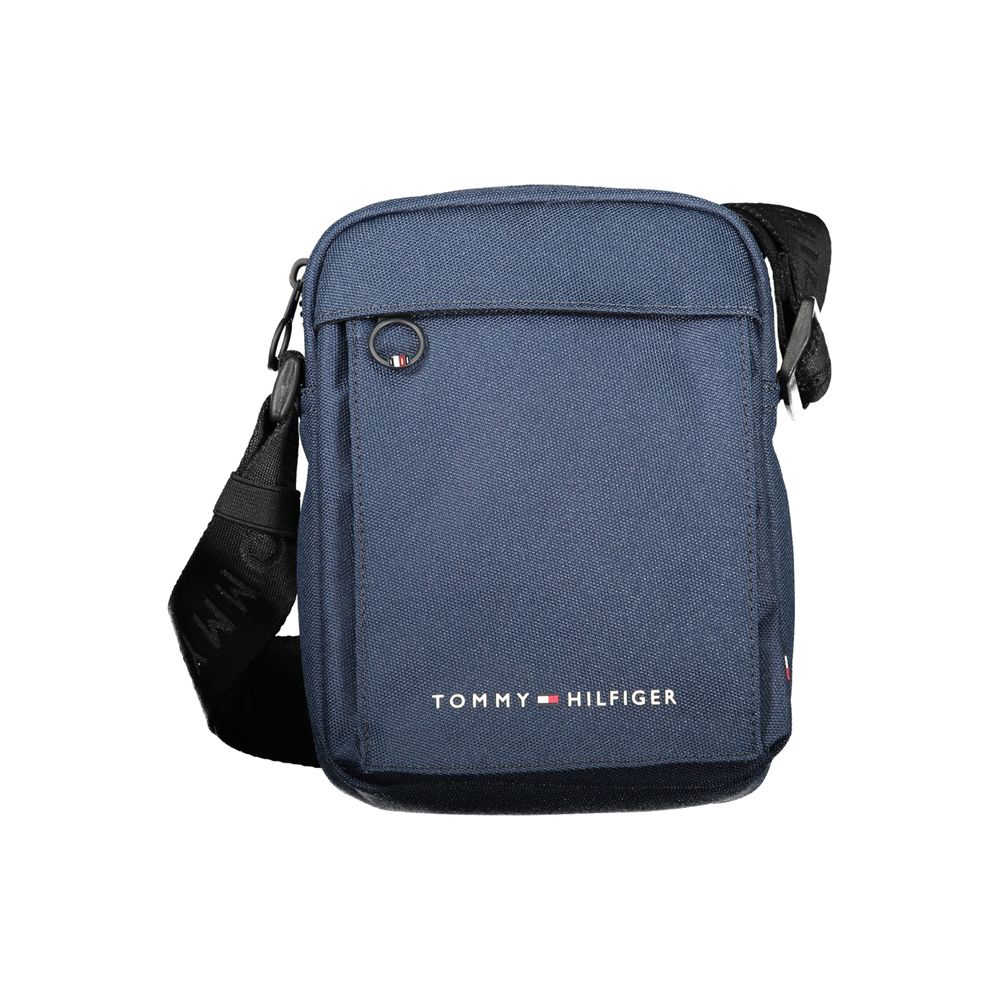 Blaue Umhängetasche aus Polyester