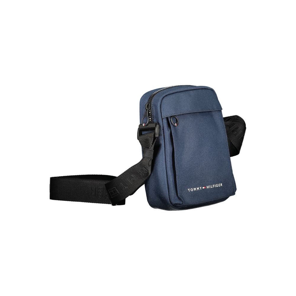Blaue Umhängetasche aus Polyester