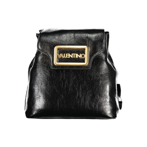 Schwarzer Polyethylen-Rucksack für Damen