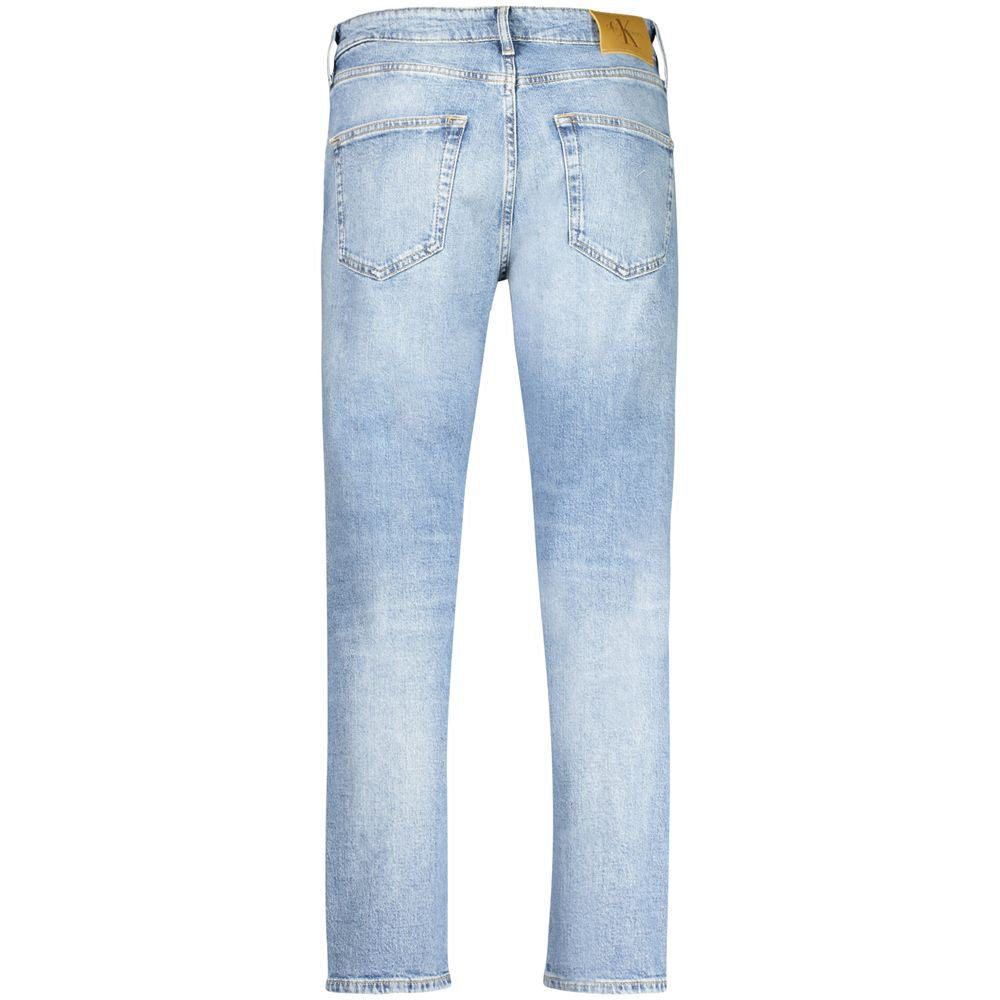 Hellblaue Herrenjeans aus Baumwolle