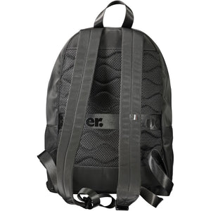 Schwarzer Polyester Herren Rucksack