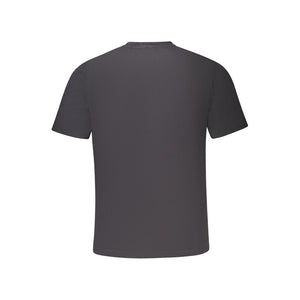 Black Cotton Men T-Shirt