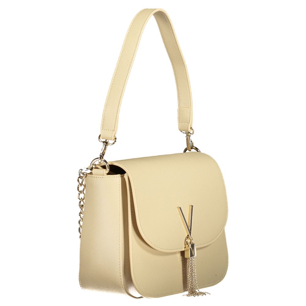Beige Polyethylen Damen Handtasche