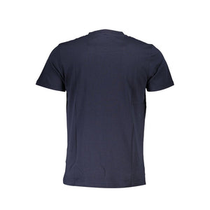 Blaues Herren-T-Shirt aus Baumwolle