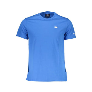 Blaues Herren-T-Shirt aus Baumwolle