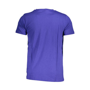 Blaues Herren-T-Shirt aus Baumwolle