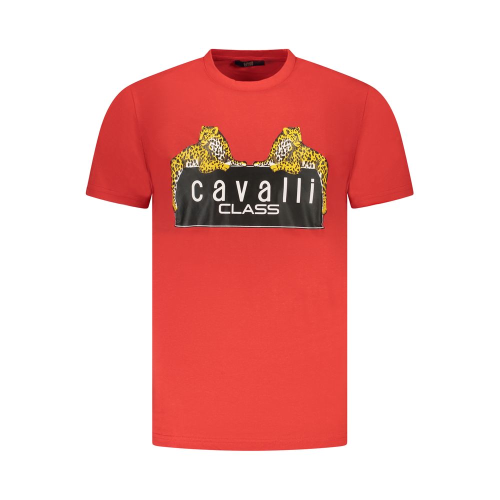 Rotes Herren-T-Shirt aus Baumwolle