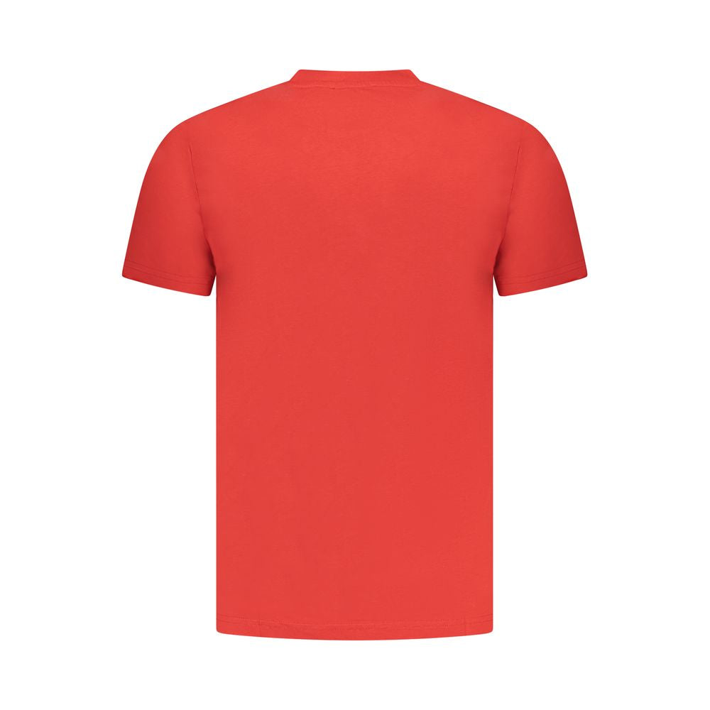 Rotes Herren-T-Shirt aus Baumwolle
