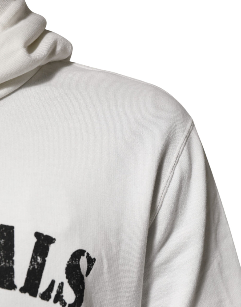 Weißer Kapuzenpullover aus Baumwolle mit DG ROYAL-Print