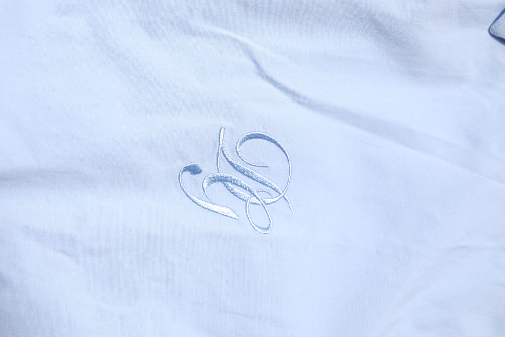 Dolce & Gabbana Sky Blue Cotton GOLD Long Sleeves Dress Shirt