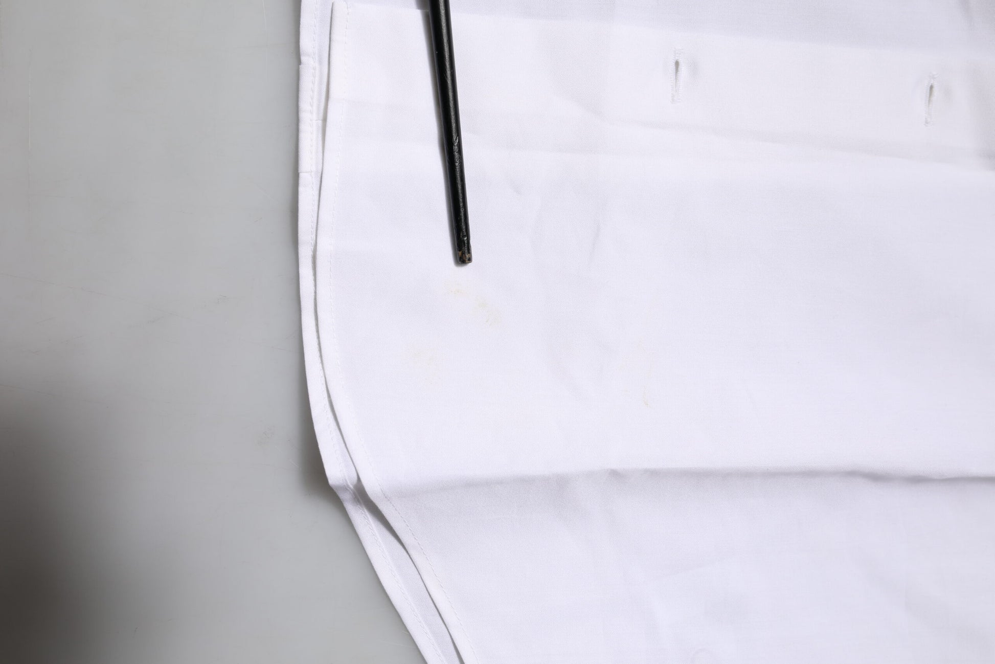 Dolce & Gabbana White Cotton GOLD Long Sleeves Dress Shirt