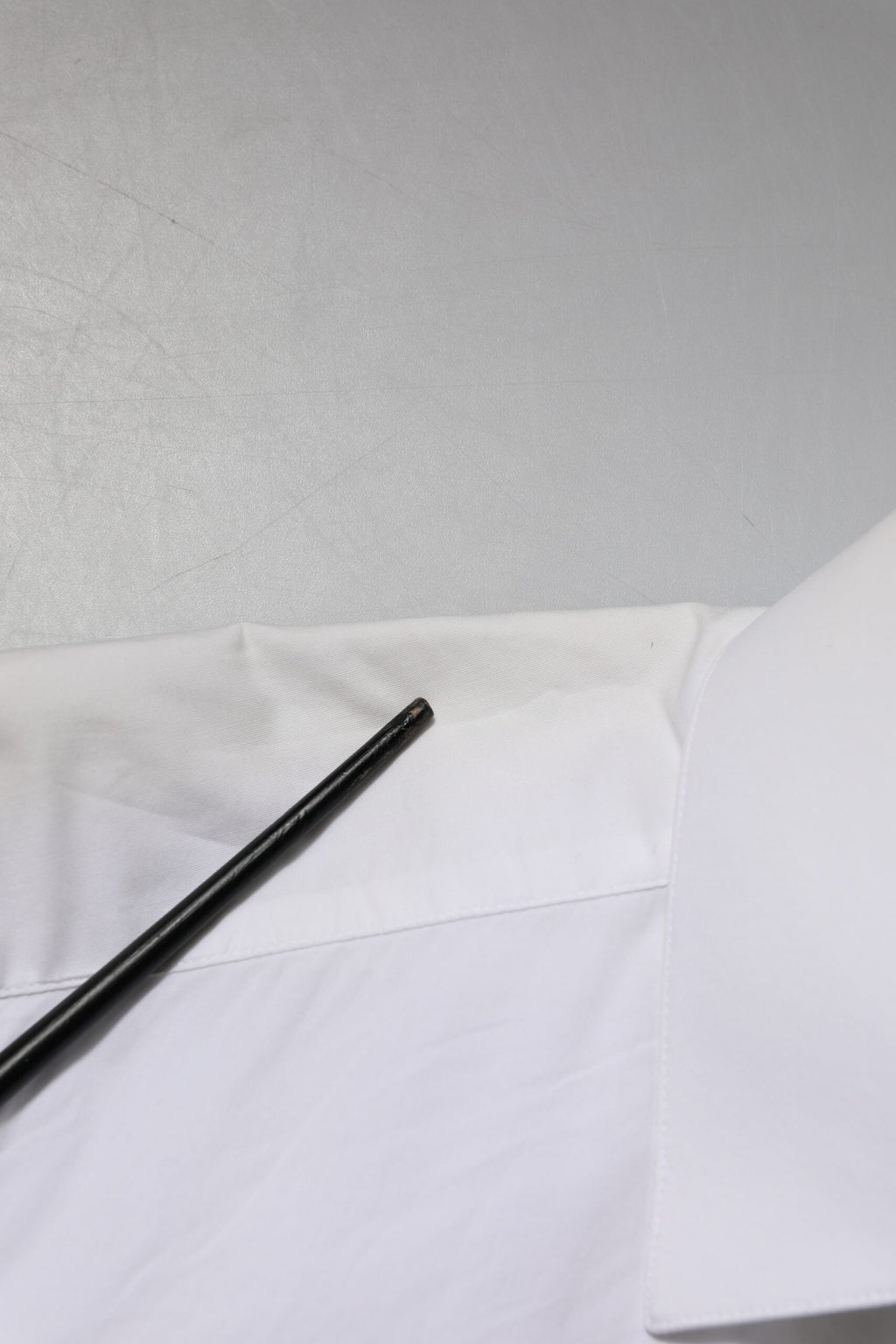 Dolce & Gabbana White Cotton GOLD Long Sleeves Dress Shirt