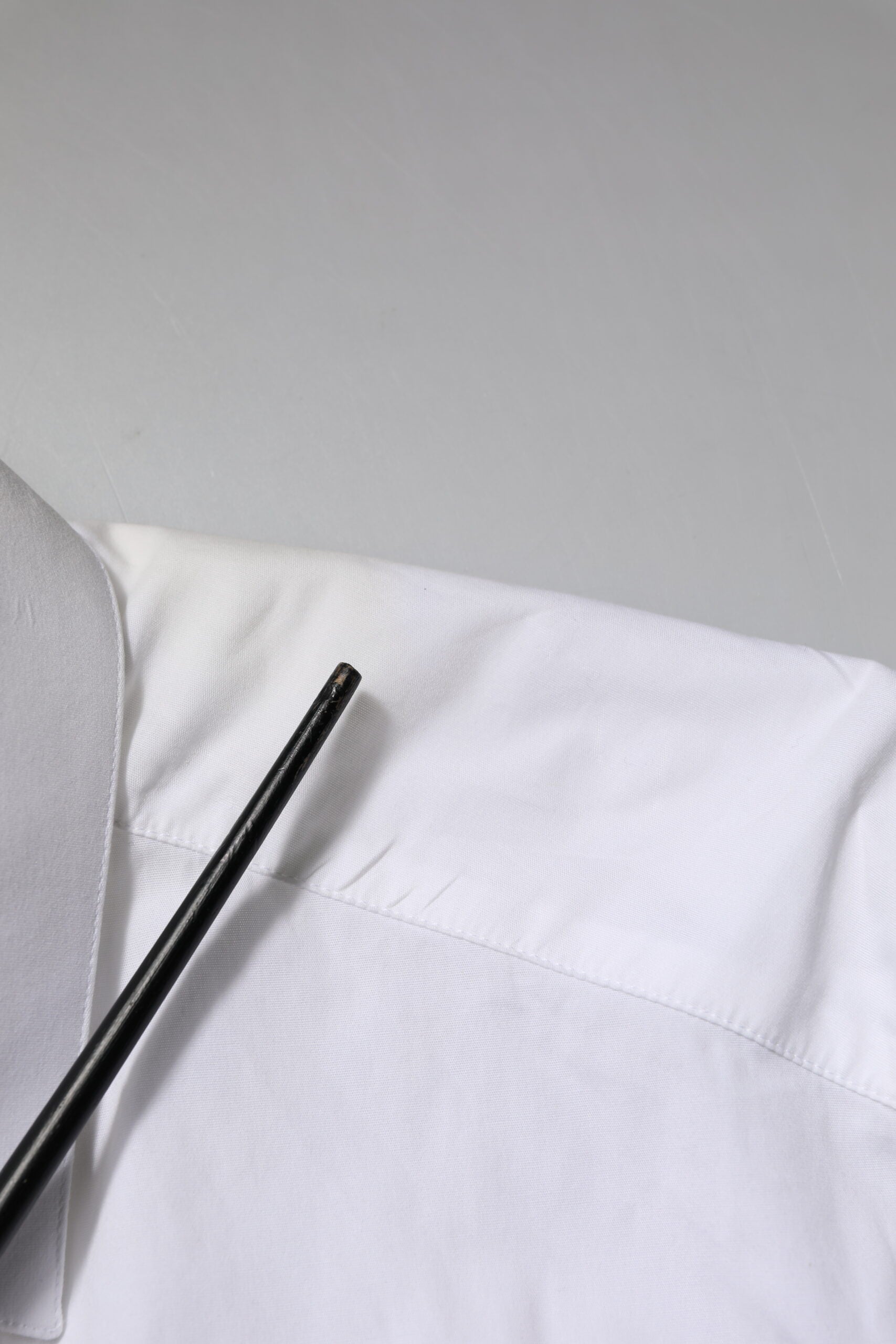 Dolce & Gabbana White Cotton GOLD Long Sleeves Dress Shirt