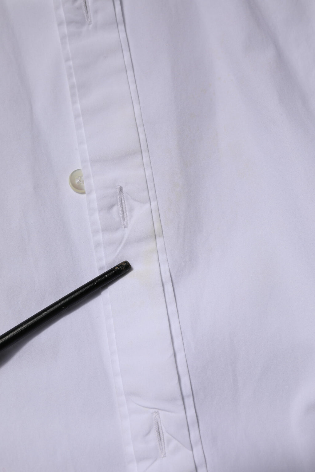 Dolce & Gabbana White Cotton GOLD Long Sleeves Dress Shirt